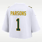 Jersey Nike de la NFL Game Tundra cropped para mujer Micah Parsons Green Bay Packers