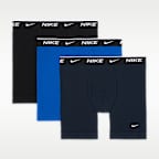 Nike Essential Men's Cotton Stretch Boxer Briefs (3-Pack)