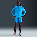 Capa intermedia de correr Dri-FIT de medio cierre para hombre Nike Stride