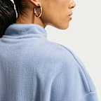Nike Sportswear Sudadera corta oversize con cremallera de 1/4 - Mujer
