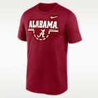 Playera universitaria Nike Dri-FIT para hombre Alabama Courtside