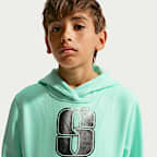 Sudadera con gorro para niños talla grande Nike Club Fleece