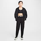 Joggers Dri-FIT para niña talla grande Nike Pro Fleece
