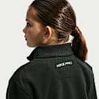 Nike Pro Older Kids' (Girls') Therma-FIT Fleece Full-Zip Top