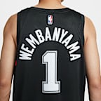 Victor Wembanyama San Antonio Spurs City Edition Men's Nike NBA Swingman Jersey