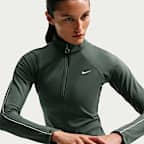 Nike Langarm-Jacke mit durchgehendem Reißverschluss (Damen)