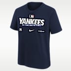 New York Yankees 2026 Postseason Authentic Collection Big Kids' Nike MLB T-Shirt