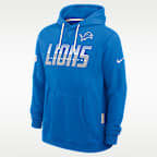 Detroit Lions Sideline Standard Issue Men's Nike Dri-FIT NFL Pullover Hoodie