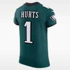 Jalen Hurts Philadelphia Eagles Men's Nike Dri-FIT NFL Elite Jersey
