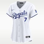 Jersey Nike Dri-FIT ADV de la MLB Limited para mujer Bobby Witt Jr. Kansas City Royals