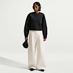 Haut oversize à manches longues Nike Article Fleece pour femme