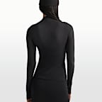 NikeSKIMS Weightless Layers Women's Mock-Neck Long-Sleeve Top