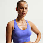 Nike Pro Seamless korte tanktop met Dri-FIT voor dames