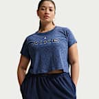 Nike Sportswear Chill Knit Women's Slim Cropped T-Shirt (Plus Size)