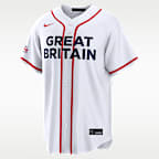 Jazz Chisholm Jr. Great Britain National Baseball Team 2026 World Baseball Classic Men's Nike Stadium Jersey