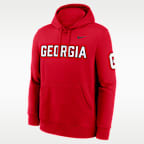 Georgia Sideline Club Men's Nike College Pullover Hoodie