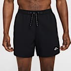 Shorts de correr Dri-FIT de 15 cm con forro de ropa interior para hombre Nike Trail