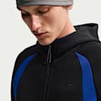 Chaqueta Windrunner con tecnología Nike Tech de tejido Fleece con cremallera completa y bloques de color - Hombre