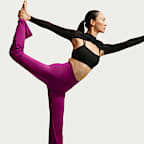 Nike Zenvy Women's High-Waisted Flared Leggings with No Front Seam