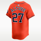 Jose Altuve Houston Astros Men's Nike Dri-FIT ADV MLB Limited Jersey