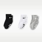 Calcetines para bebé Nike Verbiage Gripper Socks (3 pares)