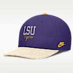 LSU Legacy Script Men's Nike Dri-FIT College Adjustable Hat
