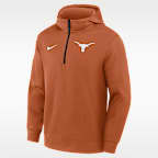 Texas Coaches Premium Men's Nike Dri-FIT College 1/4-Zip Hoodie