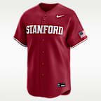 Jersey de béisbol universitario Nike Limited para hombre Stanford