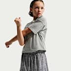 Shorts de básquetbol de malla Dri-FIT para niños talla grande Caitlin Clark