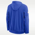 Los Angeles Rams Sideline Anorak Men's Nike NFL 1/2-Zip Hooded Jacket