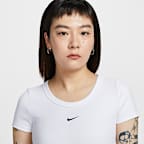 Nike One Fitted Women's Dri-FIT Short-Sleeve Cropped Top