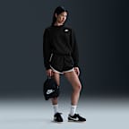 Sudadera de cuello redondo holgada para mujer Nike Sportswear Club Fleece