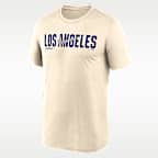 Playera Nike Dri-FIT de la MLB para hombre de Los Angeles Dodgers, edición Swoosh Legend