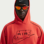 Sudadera con gorro sin cierre de tejido Fleece para hombre Nike Air