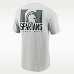 Playera universitaria Nike Dri-FIT para hombre Michigan State Courtside