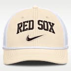 Gorra de rejilla Nike Dri-FIT de la MLB ajustable para hombre Boston Red Sox Rise