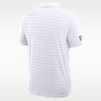 Buffalo Bills Rivalries Collection Sideline Victory Striped Men's Nike Dri-FIT NFL Polo