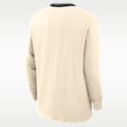 Playera de manga larga universitaria Nike para hombre Alabama Athletic Prep Max90 Pocket Logo