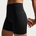 Nike Universa Women's High-Waisted 5" Biker Shorts with No Front Seam