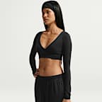 NikeSKIMS Matte Longsleeve-Wickeloberteil (Damen)