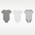 Nike E1D1 Baby Mix and Match Bodysuits (3-Pack)