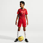 Fotbollsshorts Nike Dri-FIT Replica Turkiet 2026 Stadium Home för ungdom