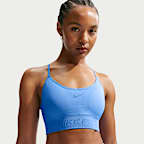 Bra deportivo de baja sujeción con almohadillas para mujer Nike Pro Seamless