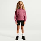 Sudadera con gorro sin cierre de tejido Fleece Studio para niños talla pequeña Nike Sportswear