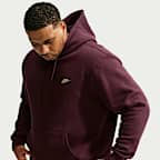 Sudadera con gorro sin cierre de tejido Fleece para hombre Nike Club
