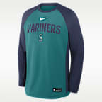 Seattle Mariners Authentic Collection Men's Nike Dri-FIT Pullover Crew
