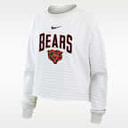 Chicago Bears Primetime Women's Nike Cropped Long-Sleeve T-Shirt