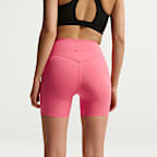 나이키 유니버사 여성 하이웨이스트 5인치 노 프론트 심 바이커 쇼츠