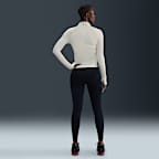 Playera de correr Dri-FIT de cierre completo capa intermedia para mujer Nike Swift