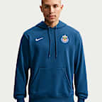 Sudadera con gorro sin cierre de futbol de French Terry Nike Club para hombre Chivas